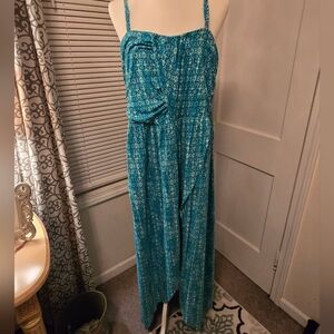 Blue Patterned Dress